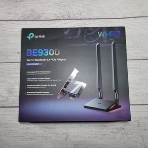 TP Link BE9300 WiFi 7 Bluetooth PCIe Adapter Tri-Band Bluetooth 5.4 TBE550E - Picture 1 of 4