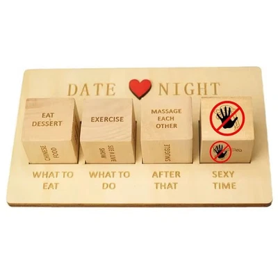 Date Night Sex Dice Naughty Positions Adult Couple Sex Games Romantic Adults - Image 1 of 3
