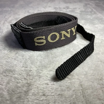 Correa para el cuello de cámara Sony vintage gris negro ajustable Foto 1 de 4