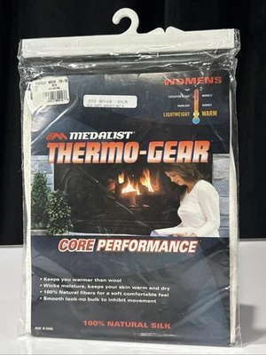 Pantalones Medalist 100 % seda capa base para mujer M blancos Thermo-Gear Core Performance Foto 1 de 4