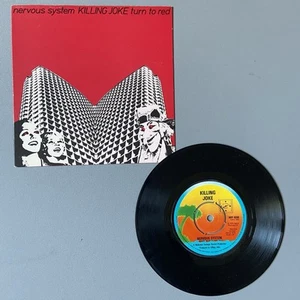 Killing Joke - Nervous System/turn To Red 1979 1st Pressing No Rear Logo NM/NM - Picture 1 of 4