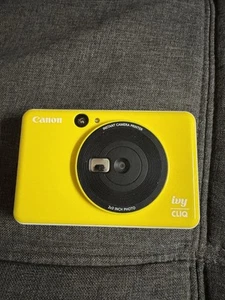 Canon IVY CLIQ Instant Camera Printer Mobile Mini Printer (Bumblebee Yellow) - Picture 1 of 9
