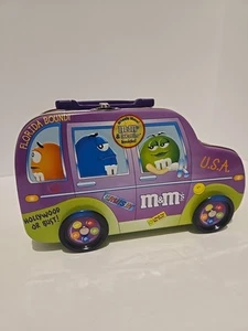 Vintage 2002 M&M Lunch/snack Tin Preowned clean item (empty) - Picture 1 of 11