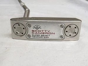 Used LH Scotty Cameron Super Select 2.5+ 34" Putter SC Steel Shaft Titleist - Picture 1 of 7