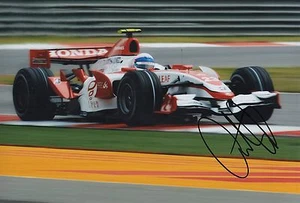 Forumla 1 Test Driver Anothony Davidson Hand Signed Photo 12x8" F1 5 - Picture 1 of 1
