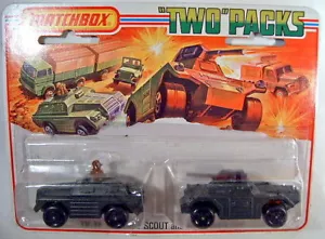 Superfast TP13 Military Scout & Armoured Car nero oliva colore raro - Foto 1 di 3