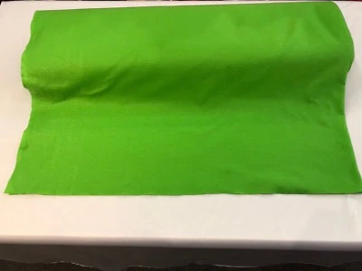 LIME GREEN ACRYLICFELT 72” WIDE-SCHOOL CRAFT-POKER TABLE FABRIC-SOLD BY YARD. - Image 1 of 4