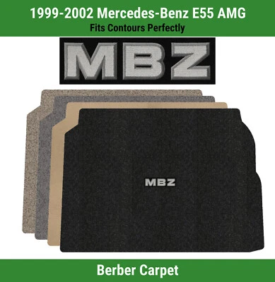 Alfombra de maletero Lloyd Berber para Mercedes-Benz E55 AMG '99-02 con apliques MBZ Foto 1 de 4