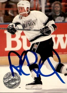 Rob Blake Signed 1991/92 Pro Set Project Platinum Card #51 Los Angeles Kings - Picture 1 of 2
