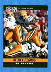 1990 Pro Set #107 Brent Fullwood Packers - Picture 1 of 1