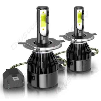 For Nissan Versa 2007-2019 LED Headlight Kit H4 9003 6000K White High/Low Bulbs - Image 1 of 4