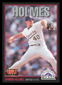 Darren Holmes 1993 Triple Play #22  Colorado Rockies