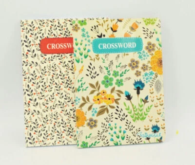 2 Pack Crossword Puzzle Books Book 220 Challenge Puzzles Pages  - image 1 of 4