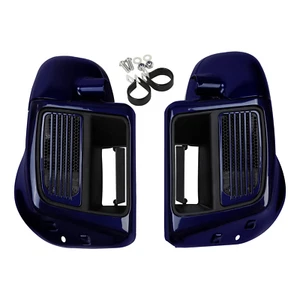 Lower Vented Fairing Fit For Harley Street Glide 14-25 Zephyr Blue/Black Sunglo - Bild 1 von 11