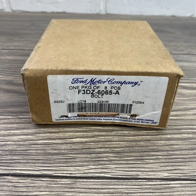 (8) NEW - OEM Ford F3DZ-6065-A Engine Cylinder Head Bolts 1986-1998 - Image 1 of 3