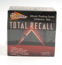 Original 1990's Total Recall Movie Trading Cards Complete Collector Set Sealed