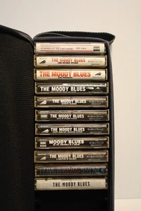 The Moody Blues, 11 Cassette Lot. And Case Logic Carrying Case. - Picture 1 of 3