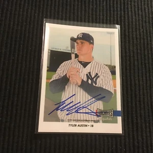 2017 TOPPS ARCHIVES SNAPSHOTS TYLER AUSTIN *CERTIFIED AUTO #/348* YANKEES - Picture 1 of 1
