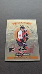 Volantes promocionales Leaf Limited Star Factor Eric Lindros #183 1997-98 - Imagen 1 de 2