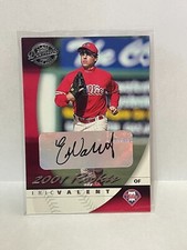 2001 Donruss Class of 2001 Rookie Autographs #196 Eric Valent