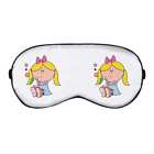 'Little Girl Blowing Bubbles' Sleep / Travel Eye Mask (EY00020687)
