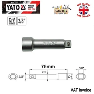 Herramienta de garaje de accionamiento de 3/8"" de extensión SOCKET BAR 75 mm (3") Yato 3843 - Imagen 1 de 1