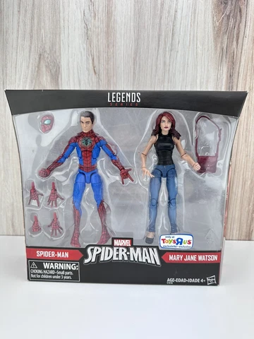 Marvel Legends MARY JANE & SPIDER-MAN Spiderman TRU Exclusive Toys R Us 2 Pack Cover