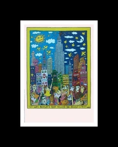 JAMES RIZZI • 'It Was Beauty That Killed the Beast' - Custom Framed Art Print - Picture 1 of 1