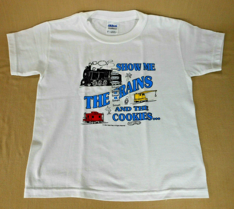 Camiseta Show Me the Trains and the Cookies Foto 1 de 1