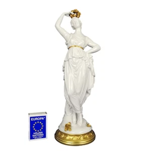SANDIZELL HÖFFNER & CO. Grazie mit Kranz 28cm Porzellanfigur nach Antonio Canova - Bild 1 von 15