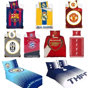 Official Football Club Kids Bedding Single & Double Duvet Quilt Cover Bed Set