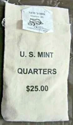 2001 D New York State Quarter Unopened Bag $25 (100 Coin) US Mint BU Coins! - Image 1 of 4