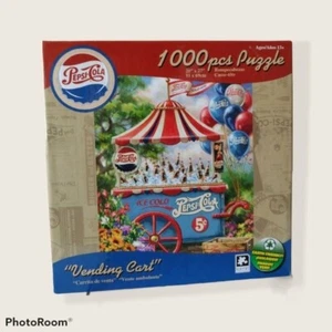 Pepsi Cola Vending Cart - 1000 Pcs Puzzle - new in box - Picture 1 of 1