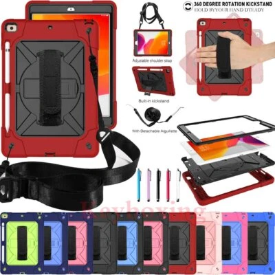 For iPad 9th 8th 7th 6th 5th Gen/Mini/Air Heavy Duty Shockproof Stand Case Cover - Image 1 of 4