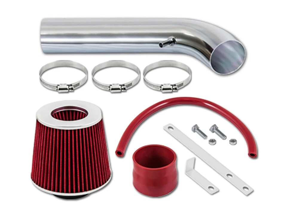 For 94-95 Isuzu Trooper Rodeo 3.2L V6 GSP Red Short Ram Air Intake Kit + Filter  - Image 1 of 1