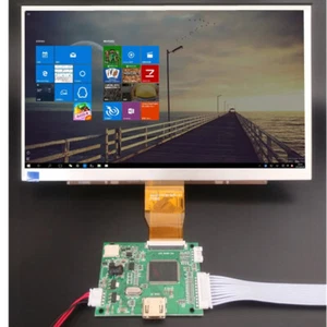 10,1 Zoll 1024*600 HDMI-kompatibler Bildschirm LCD Display mit Treiberplatine Monitor - Bild 1 von 6