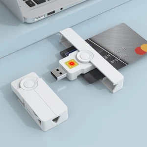 Portable Smart Card Reader ATM Card Visa Reader for Digital Certificate Security - Afbeelding 1 van 17