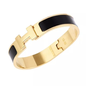 Rose Gold Women's Bracelet - Luxury Stainless Steel H-Buckle 17cm (UK) - Picture 1 of 26