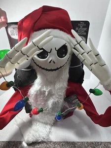 Nightmare Before Christmas Santa 6 Ft Hanging Jack Decor  Lights & Music New - Picture 1 of 12