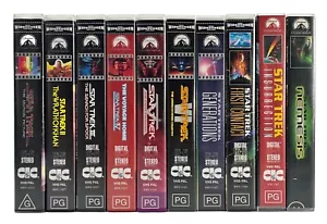 Star Trek Movie Bundle VHS 1 2 3 4 5 6 7 8 9 10 - Picture 1 of 6