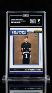 2023 Panini Instant NBA VICTOR WEMBANYAMA Draft Night ROOKIE Graded TAG 9 (930) - Picture 1 of 2
