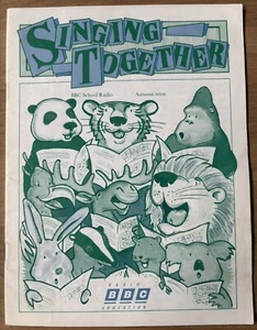 Cantando juntos 1990 BBC Radio para escuelas ARTE CANCIONERO LIBRO James Stewart - Imagen 1 de 7