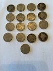 LIBERTY HEAD V NICKELS - Lot de 17 -(3) 1883 cents & pas de cents & autres dates mixtes