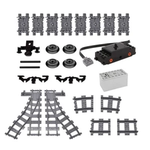 MISINI 39Pcs City Train Tracks Accessories Kit Straight Curved Flexible Train... - Picture 1 of 7