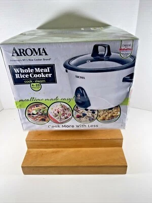 全新未拆封芳香电饭煲和食品蒸锅 20 杯 #ARC-360-NGP 盒损坏 — 第 1/4 张图片