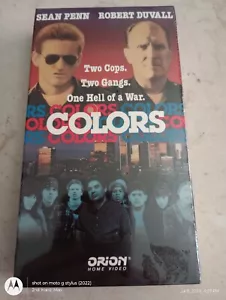NEW SEALED 1993 COLORS SEAN PENN ROBERT DUVALL VHS WATERMARKS - Picture 1 of 3