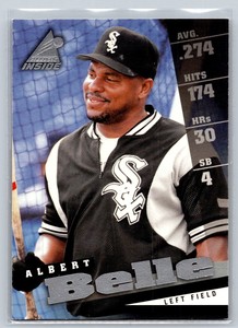 1998 Pinnacle Inside Albert Belle #16   Chicago White Sox