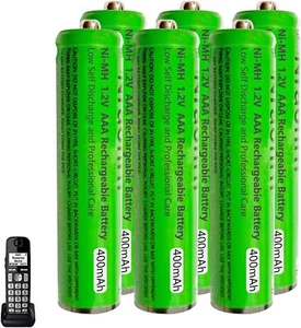NI-MH AAA Akumulator 1,2V 400mAh do telefonów bezprzewodowych Panasonic - Zdjęcie 1 z 16