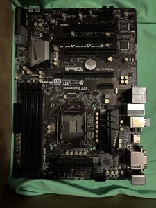 Asrock Z77 Extreme4 Motherboard, Great Condition,  Premium Gold Caps. - Picture 1 of 2