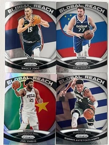 2023-24 Panini Prizm  Global Reach no. 1 to no. 10 Basketball  Pick From List !! - Picture 1 of 14